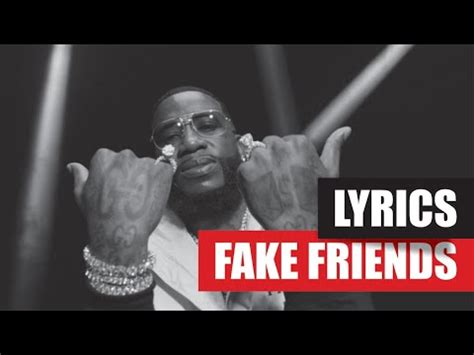 fake friends lyrics gucci mane|gucci mane lyrics.